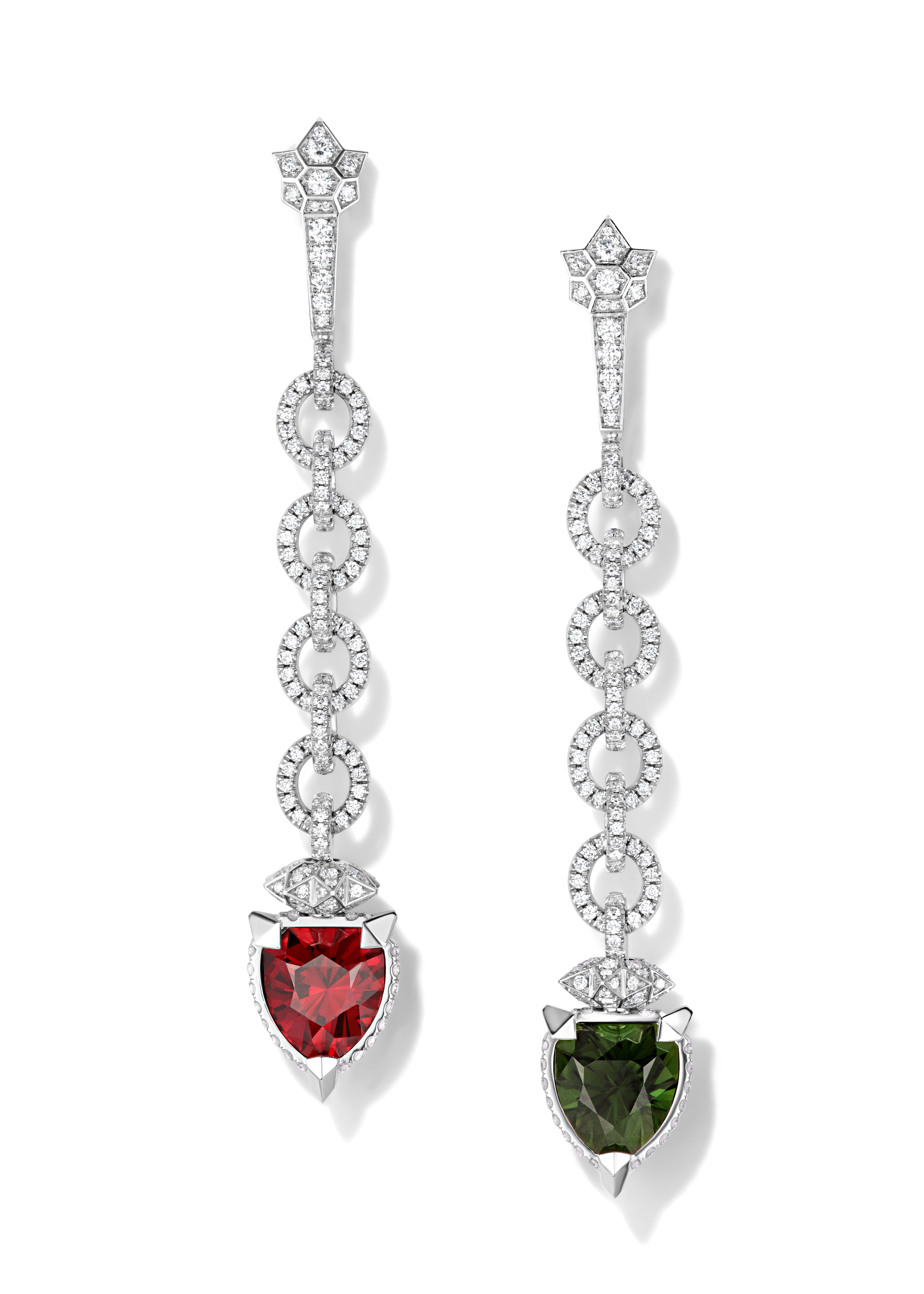 Earrings “Shields”