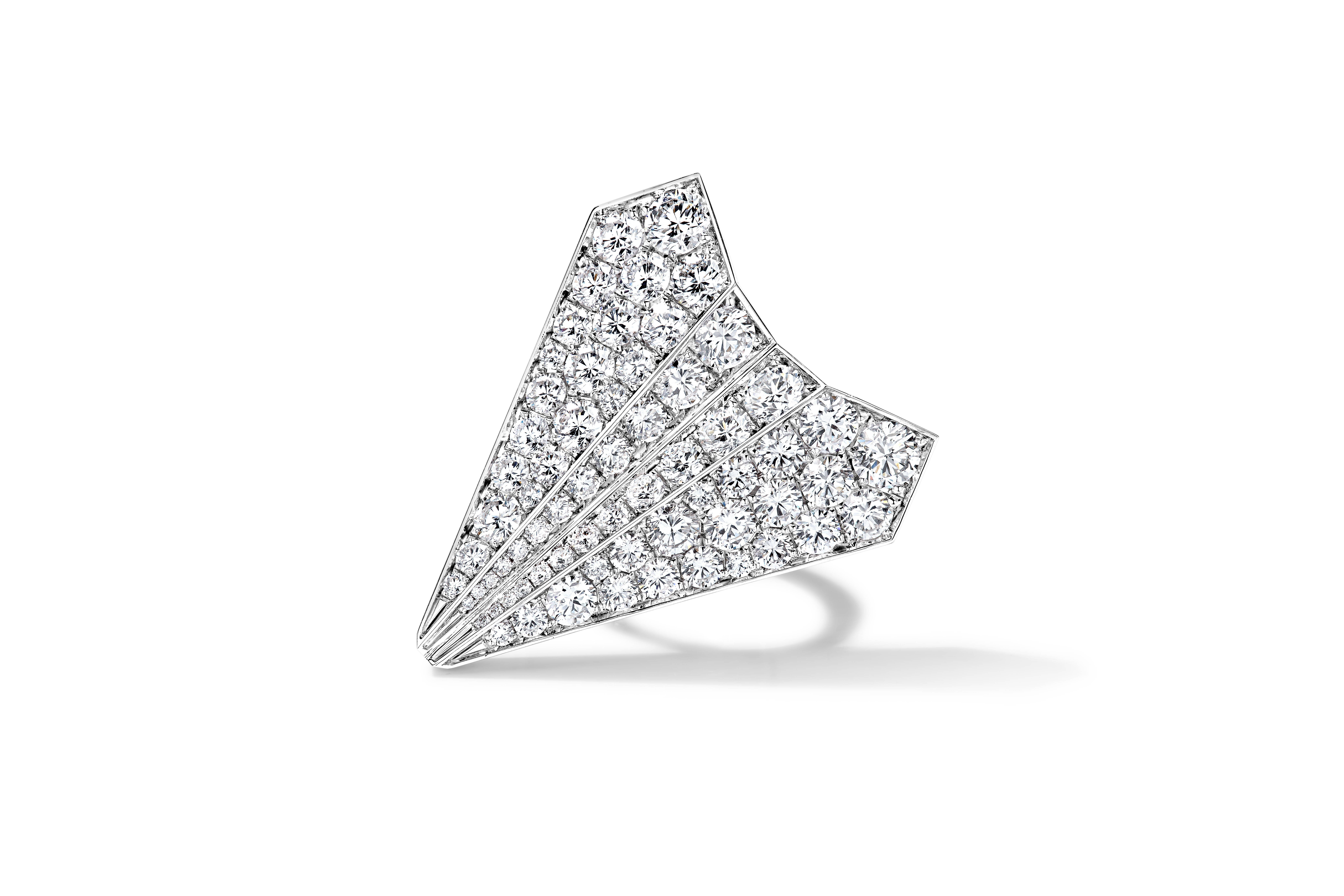 Ring "Diamond Airplane"