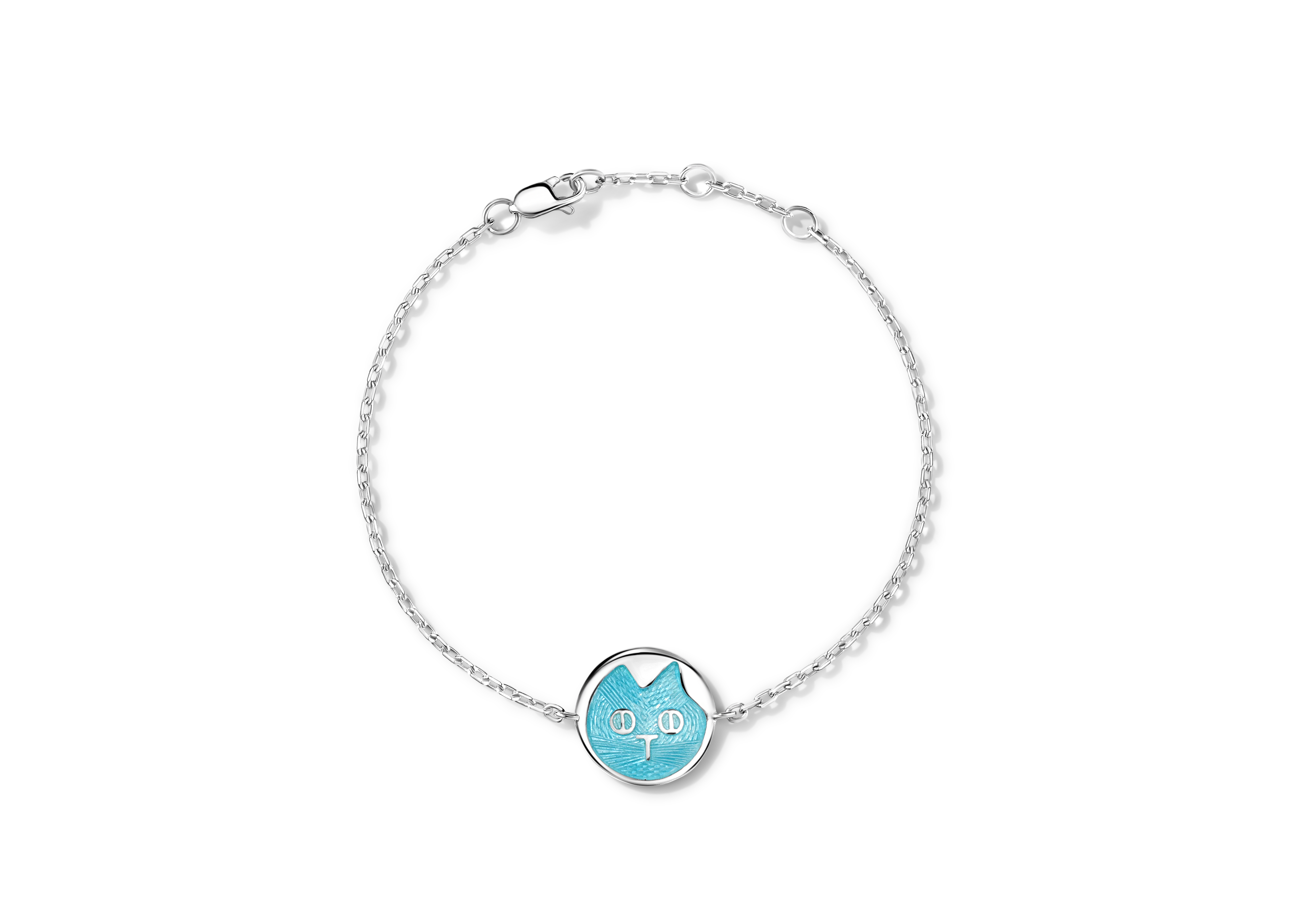 Bracelet "Cat" blue