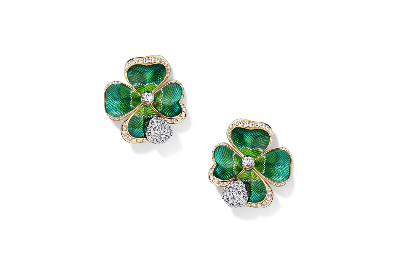 Earrings «Four leaf clover»