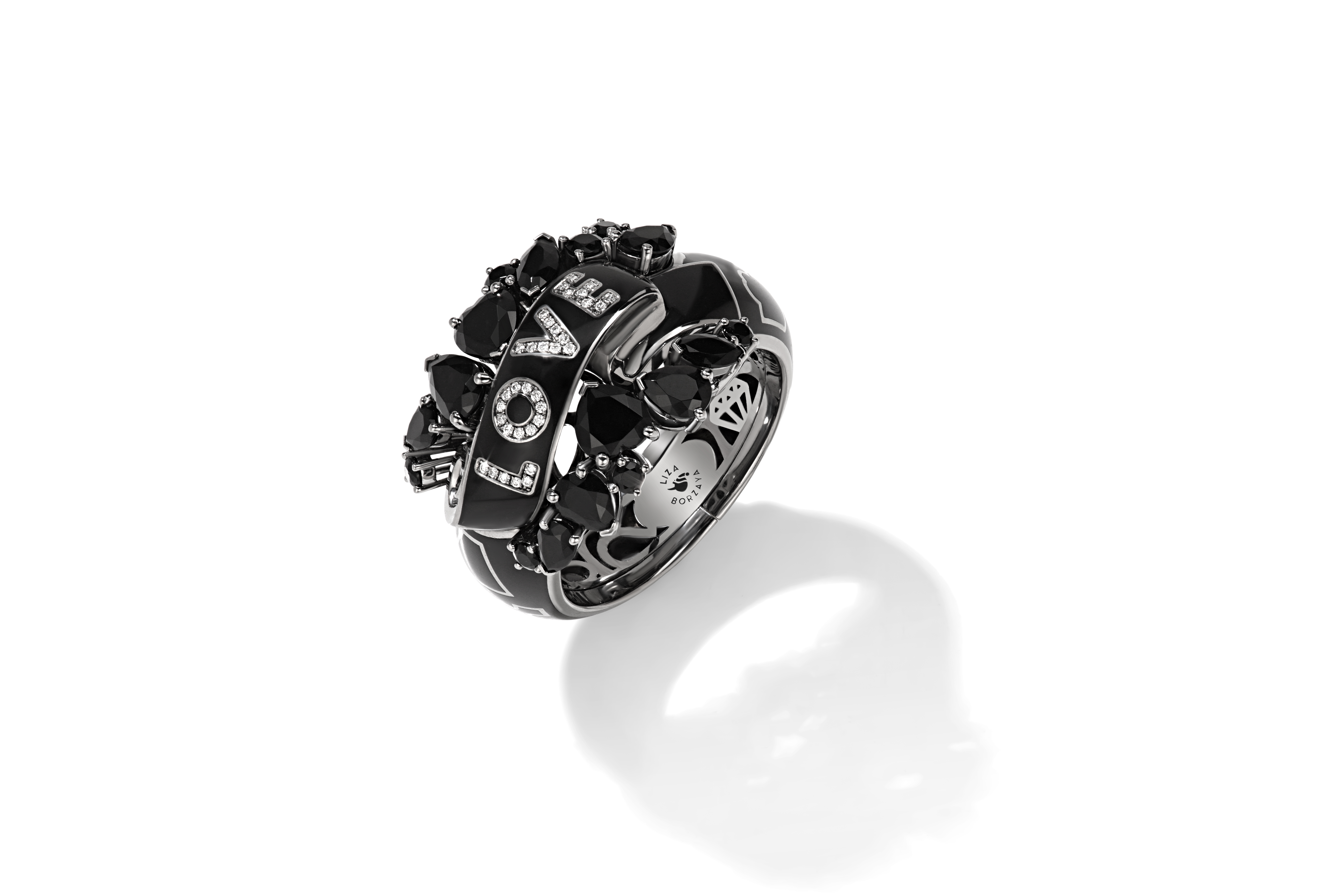 Ring «Love» Total Black