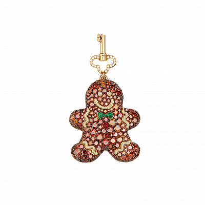 Transformative key charm «Gingerbread man»