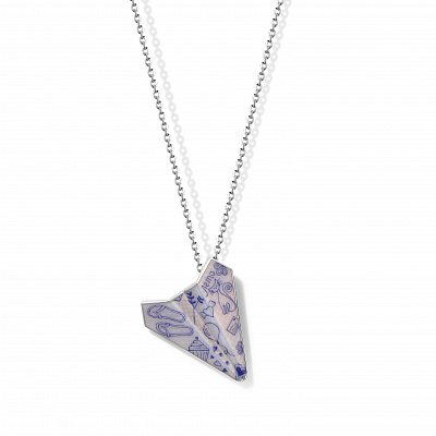 Pendant on a chain “Drawings”