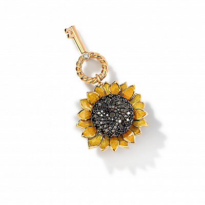 Transformative key charm «Sunflower»