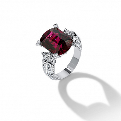 Ring with spinning stars