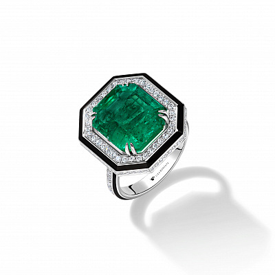 Кольцо Ар-деко 9,7 ct