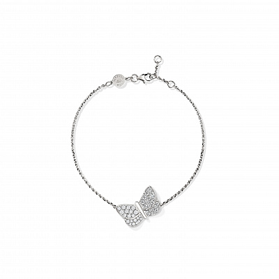 Bracelet Diamond Butterfly Pave 18mm