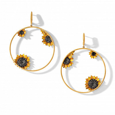 «Sunflowers» earrings 