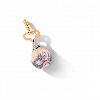 "Winter" transformative key charm