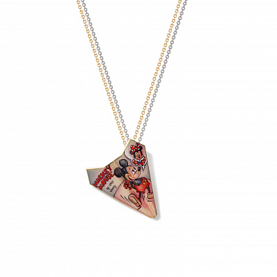Large paper airplane on a chain "Mickey Mouse"