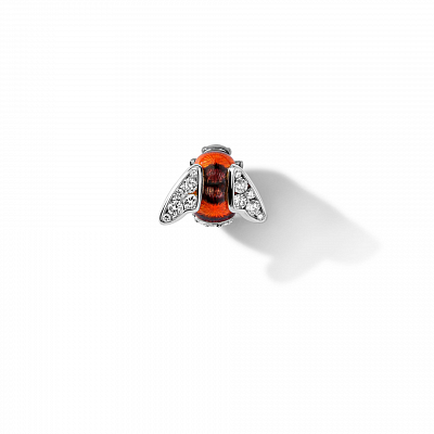"Orange Bamblebee" earring