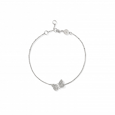 Bracelet Diamond Butterfly Pave 18mm