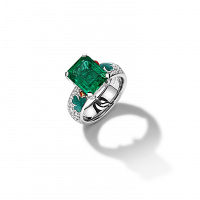 Оставляем только Кольцо «Счастливые сны» с изумрудом 5,53 ct