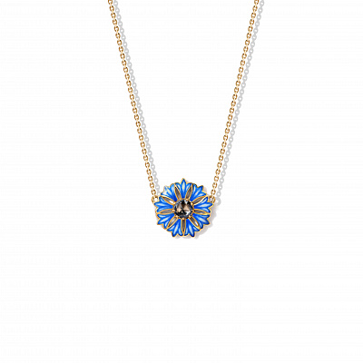 Pendant "Cornflower"