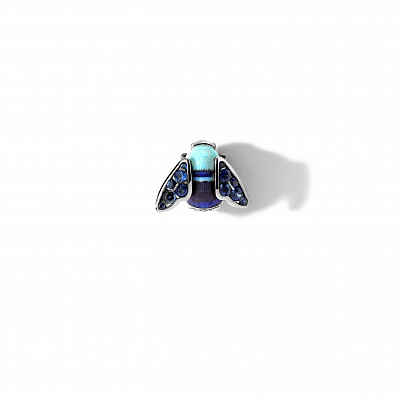 "Blue Bamblebee" earring