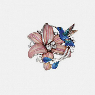 Pendant-brooch “Garden of Eden”