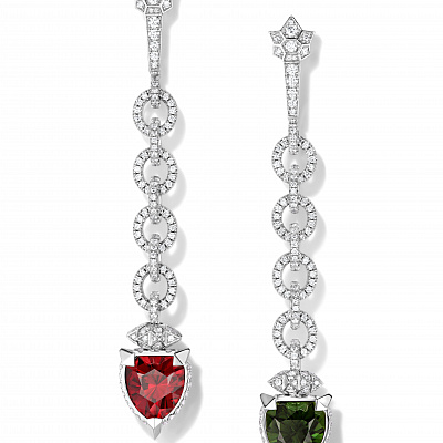 Earrings “Shields”