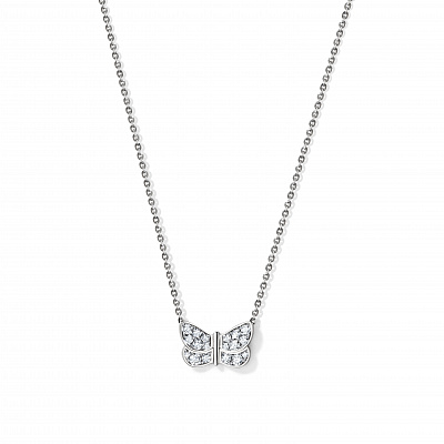 Pendant Diamond Butterfly Pave 12mm
