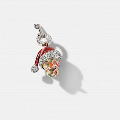 Lucky skull transformative key charm