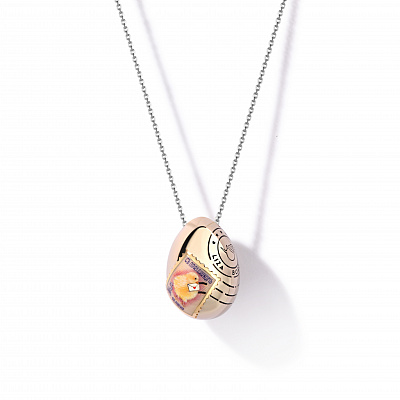 Easter egg pendant "Chicken" on a chain