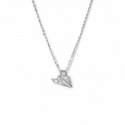 Chain pendant "Paper planes" 
