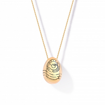 Easter egg pendant on chain